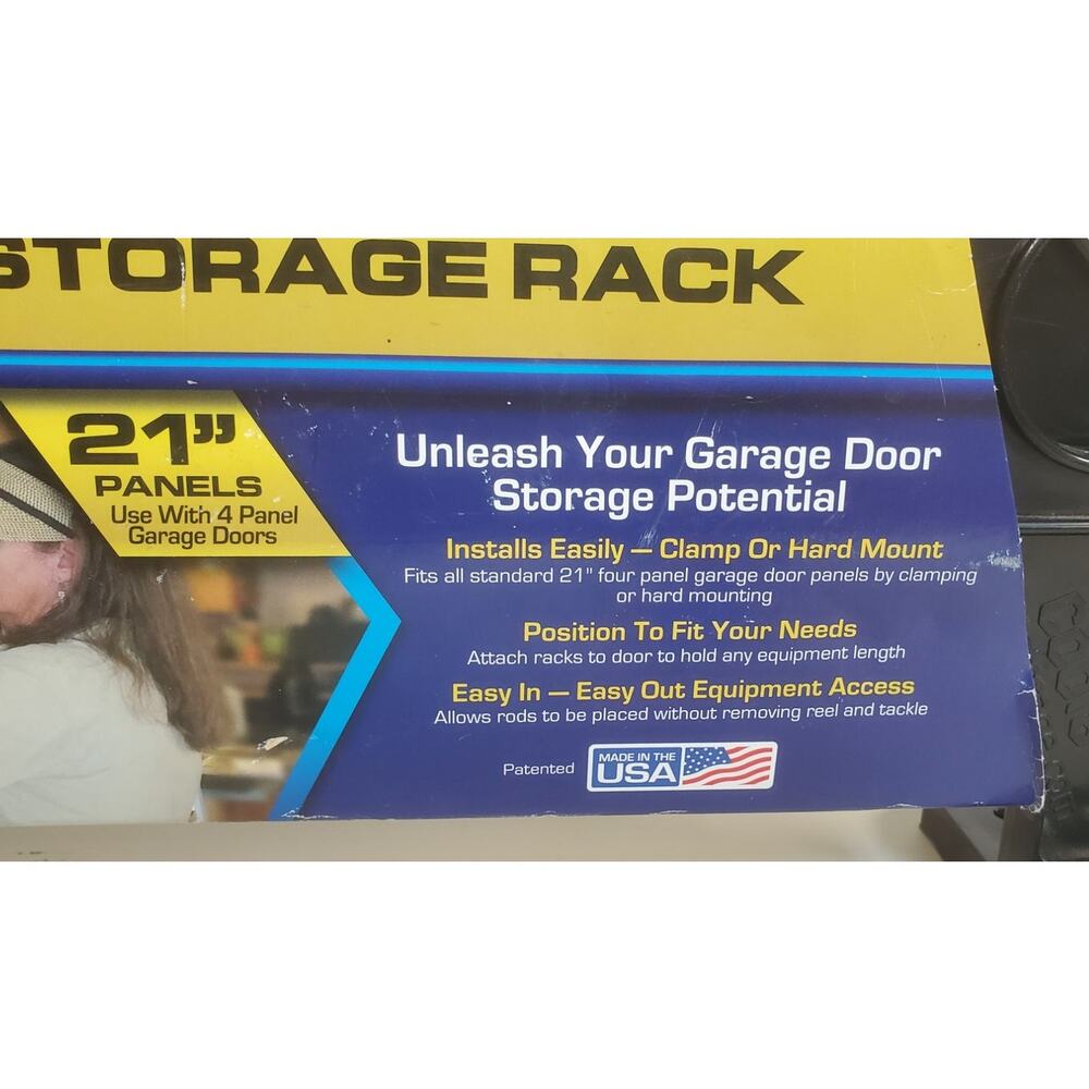 Cobra Garage Door Storage Rack, NEVER USED - Picture 4 of 5
